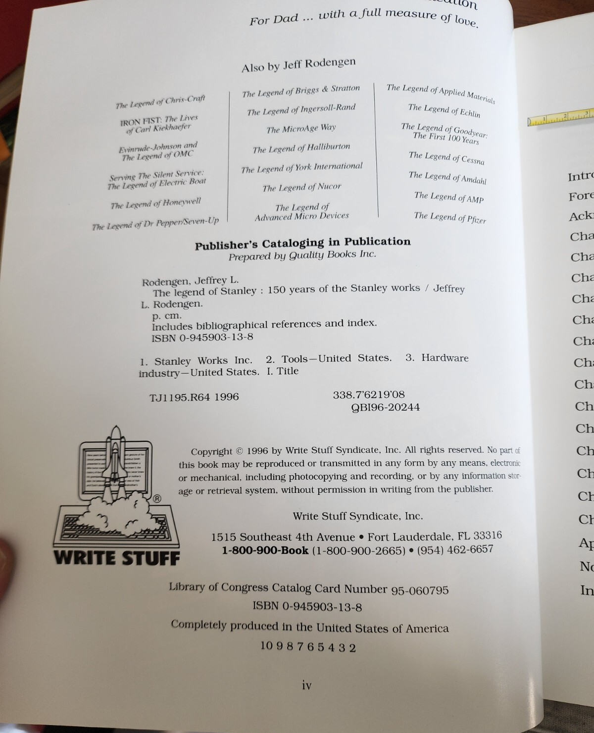 The Legend of Stanley: 150 Years of the Stanley Works HC Book