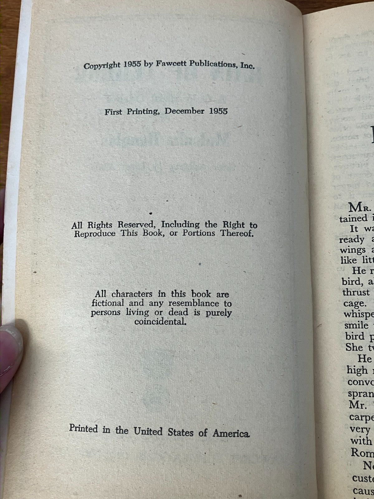 Rain of Terror by Malcolm Douglas - Paperback Original 1955