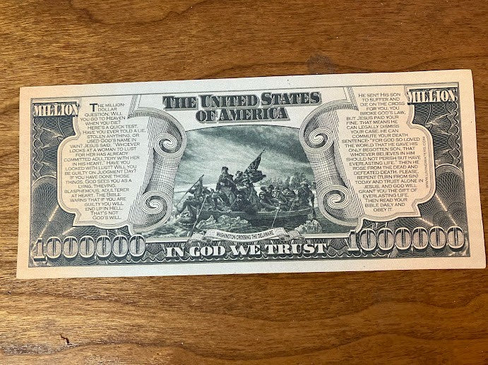 Novelty Money: Rutherford B Hayes - $1,000,000 - lot of 3