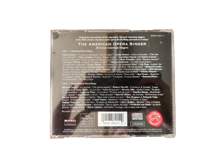 The American Opera Singer - 36 Great American Singers - 2 Disc Set CD - GOOD