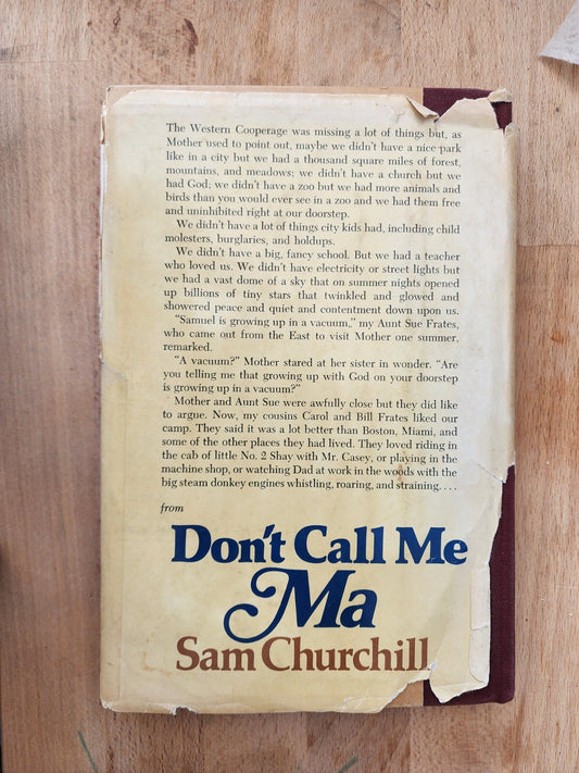 Don't Call Me Ma by Churchill, Samuel
