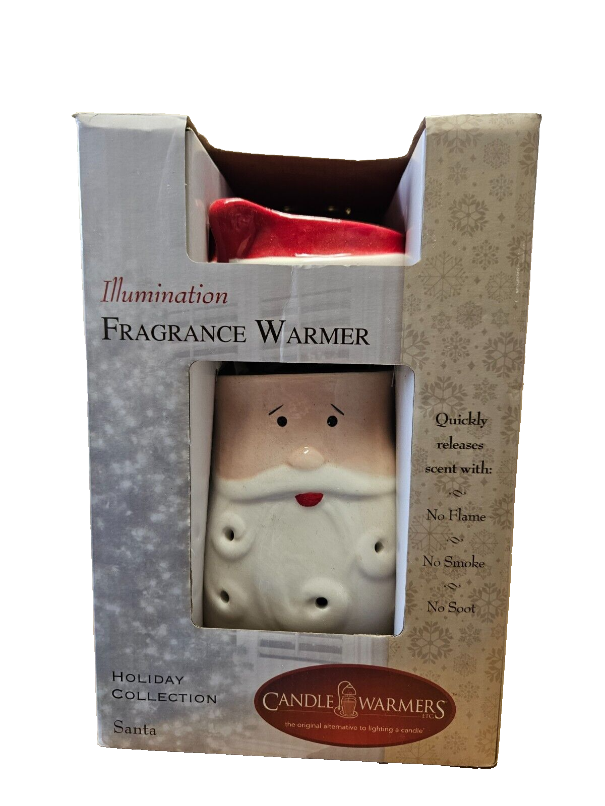 Candle Warmers Holiday Collection Santa Pluggable Fragrance Warmer