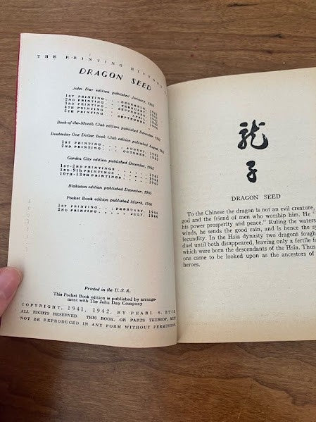 Pocket Book - Dragon Seed by Pearl S. Buck