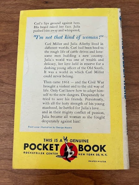 Vtg Pocket Book - The Golden Herd by Curt Carroll
