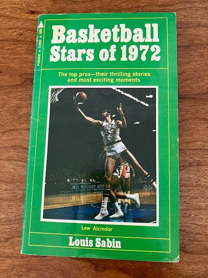 Vtg Paperback - Basketball Stars Of 1972 by Louis Sabin