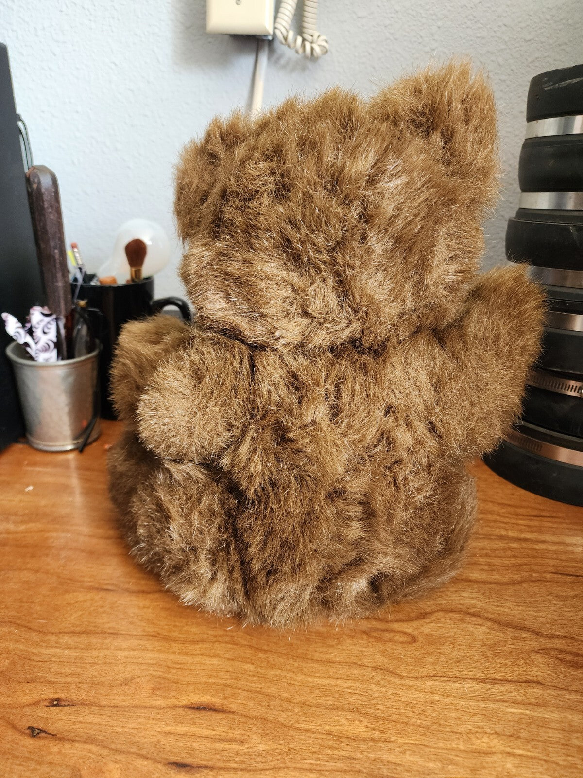 Vintage 1985 COMMONWEALTH Plush Brown Teddy Bear