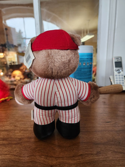 VTG 1986 Slugger Bear Dakin Baseball Player 8" Plush Animal Toy VWT
