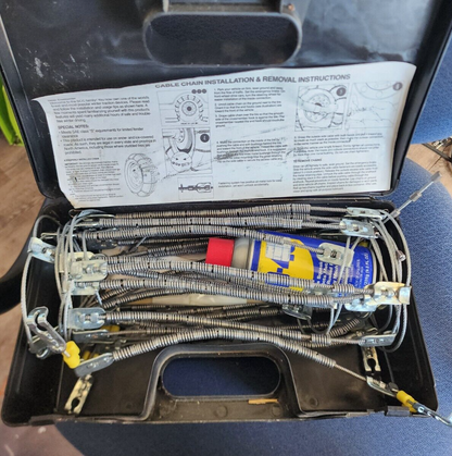  NEW Radial Chain Cable traction by SCC Tire Chains SC2612, Snow Chains set of 2