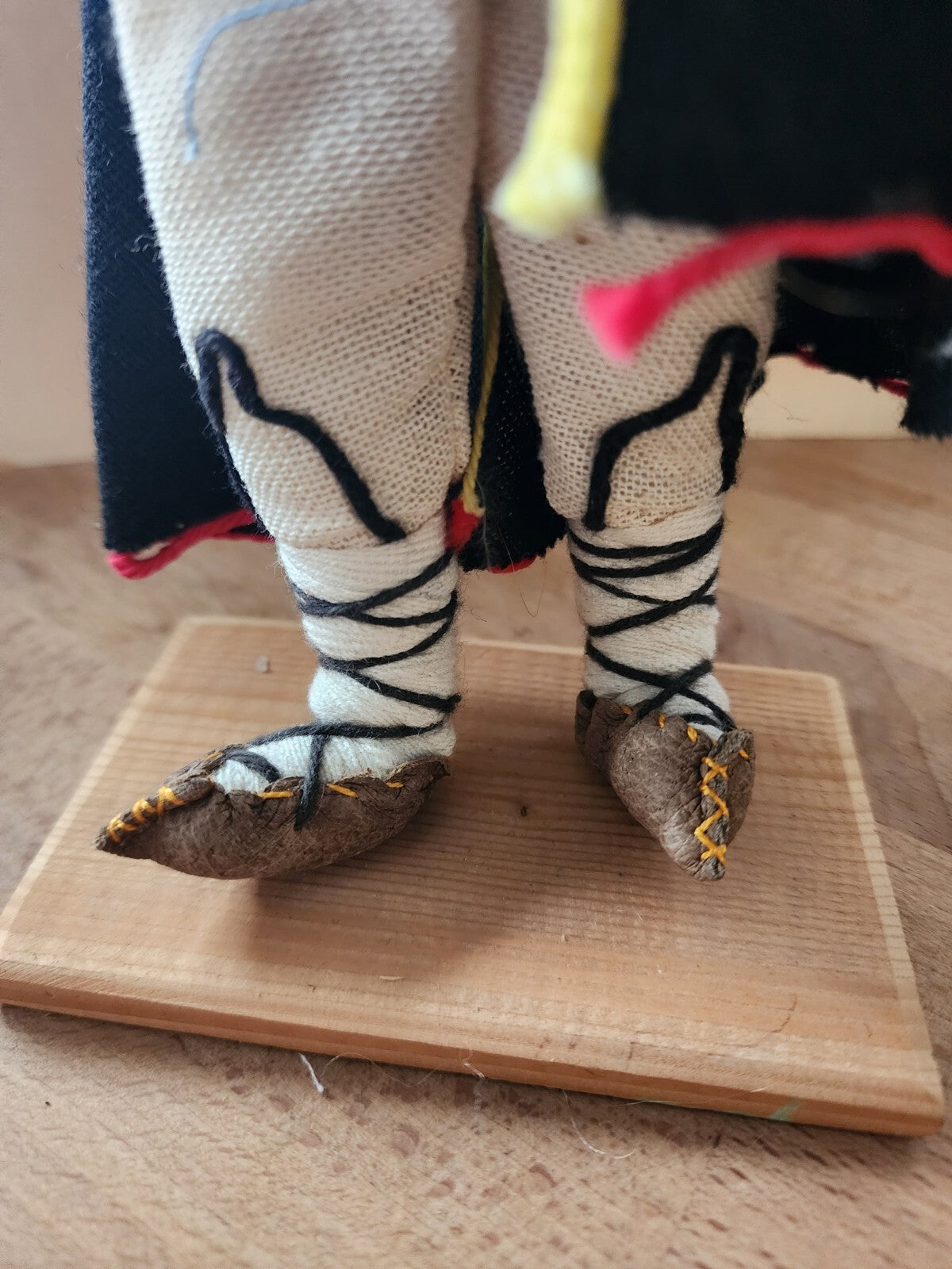 Vintage Doll Bulgaria Male Hand painted 11" Traditional Costume Souvenir