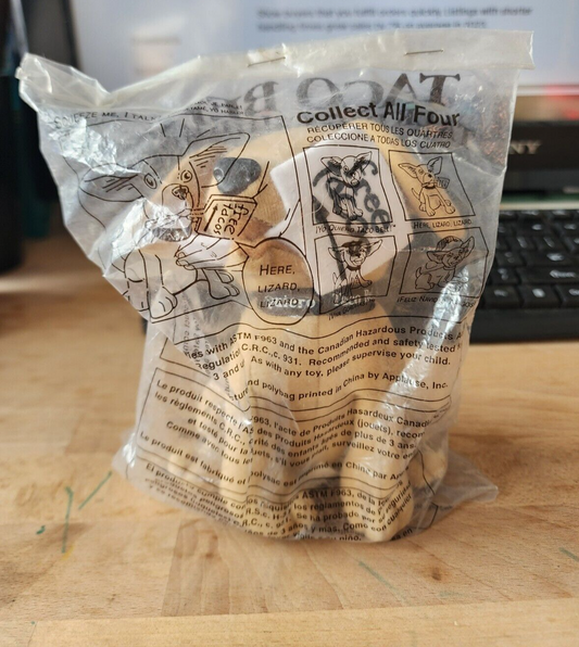 Taco Bell 6" Chihuahua Stuffed Plush Free Taco