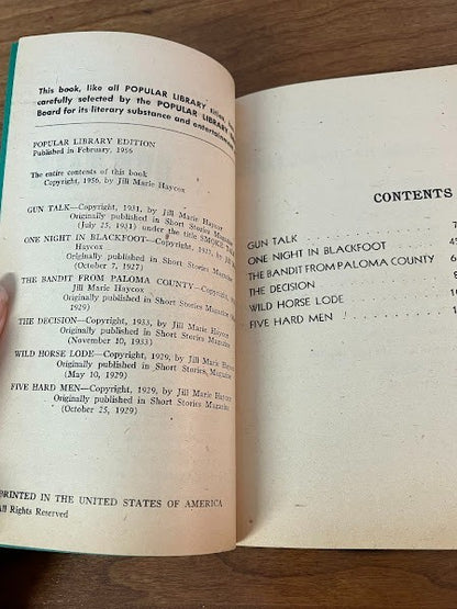 Popular Library: Books by Ernest Haycox - lot of 3