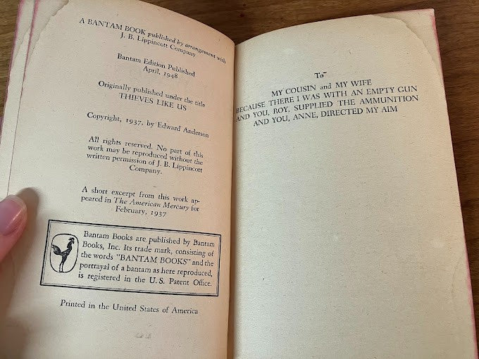 Your Red Wagon by Edward Anderson