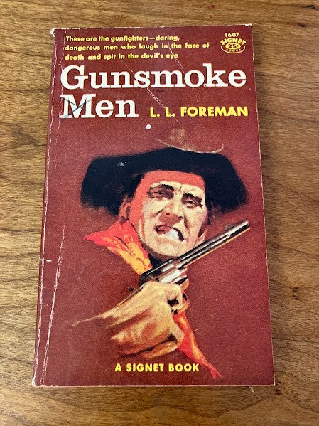 Vintage Paperback: Gunsmoke Men by L.L. Foreman