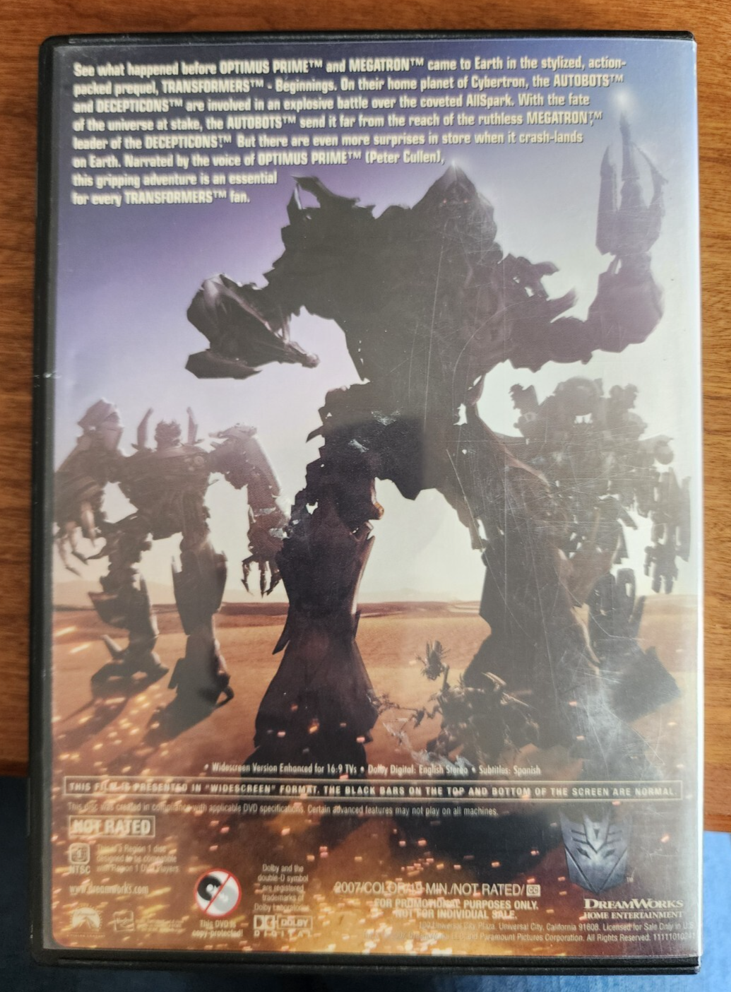 Transformers Beginnings (DVD, 2007) Very Good