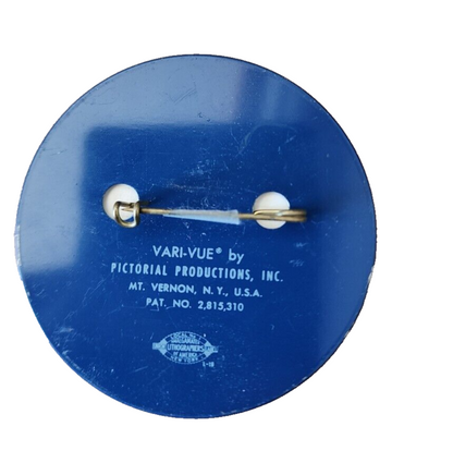 Vote Goldwater / Vote Miller VARI-VUE Political Campaign Lenticular Pin/Button