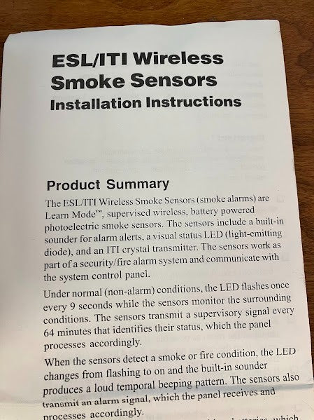 60-848-95 - GE Security LM 135F Rate of Rise Sensor
