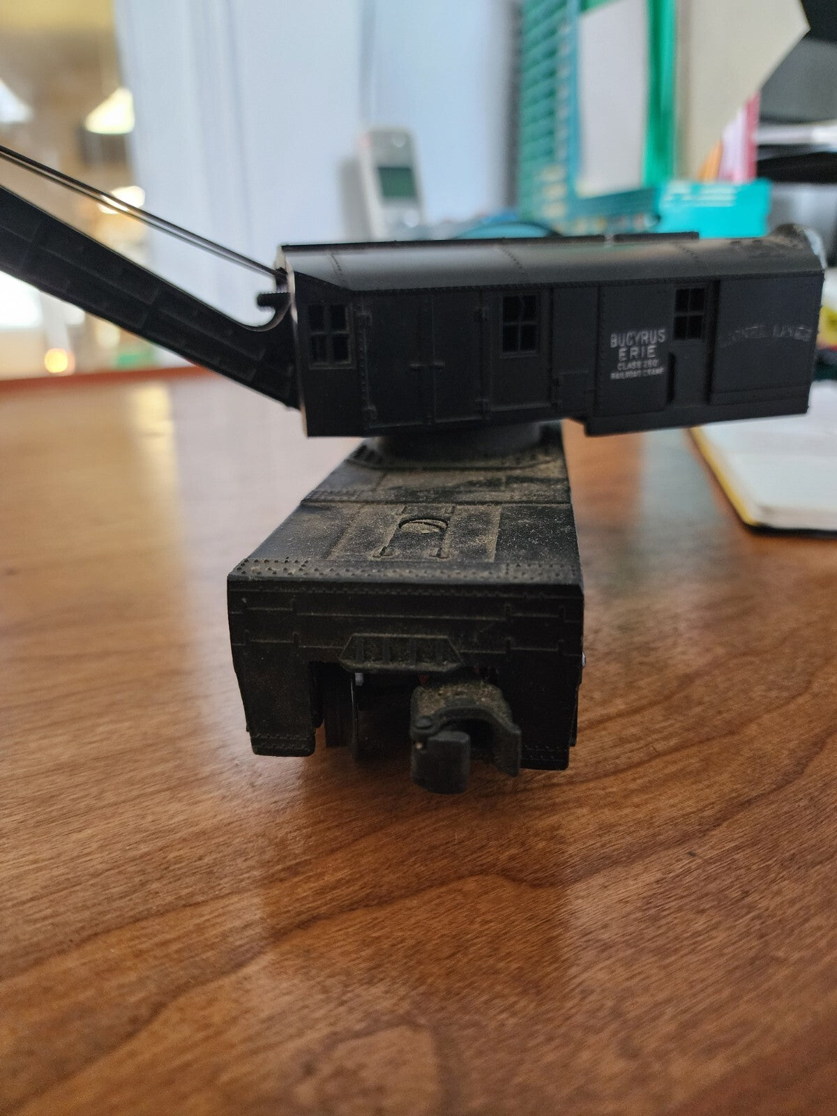 Vtg Lionel Lines 2460 Black Bucyrus Erie Crane Car Variation