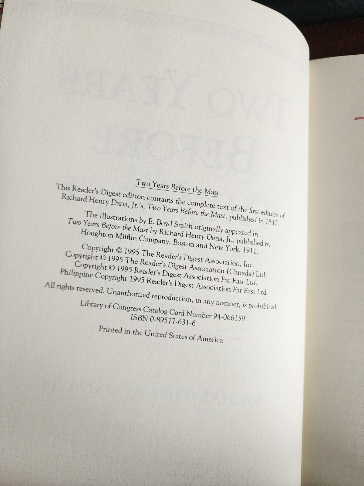 Two Years Before The Mast: Richard Henry Dana Jr.