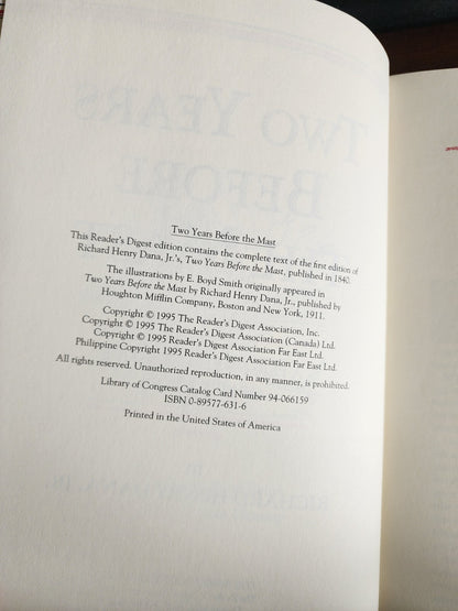 Two Years Before The Mast: Richard Henry Dana Jr.