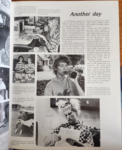 TOKA 1989 YEARBOOK Grants Pass High School (Oregon) - VERY GOOD