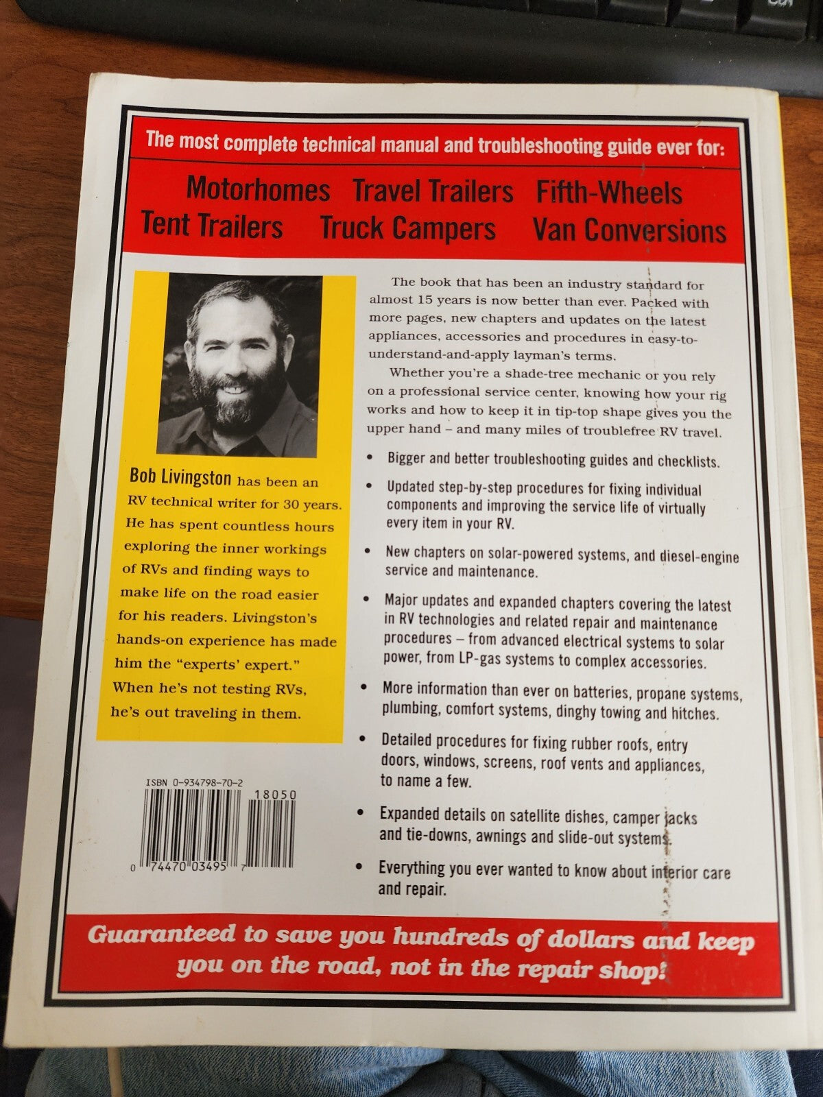 Trailer Life's RV Repair & Maintenance Manual by Bob Livingston