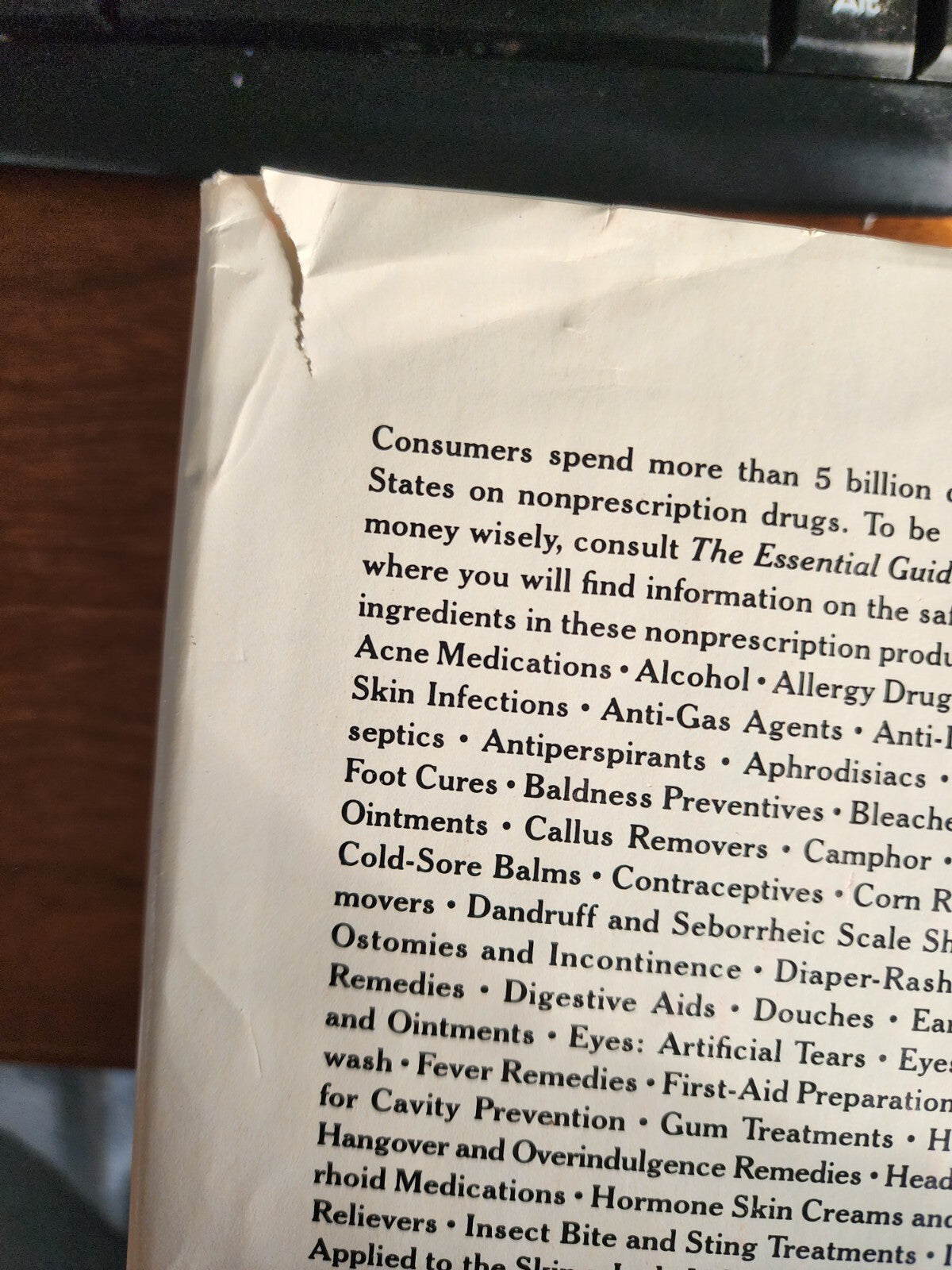 THE ESSENTIAL GUIDE TO NON-PRESCRIPTION DRUGS by David Zimmerman