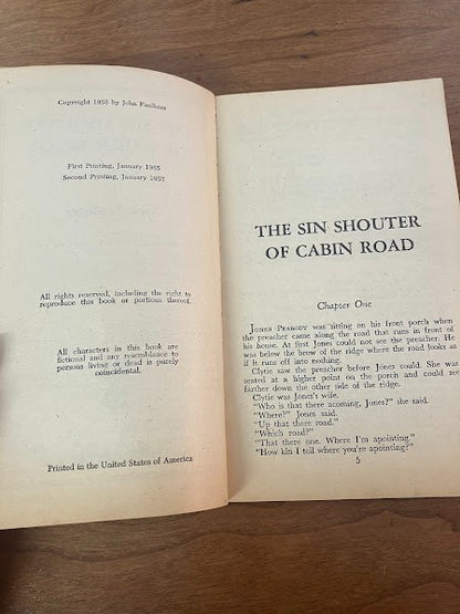 Gold Medal Books - The Sin Shouter of Cabin Road by John Faulkner