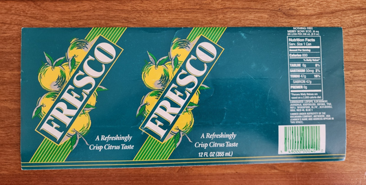 12 Fl Oz Fresco Soda Sticker Prop