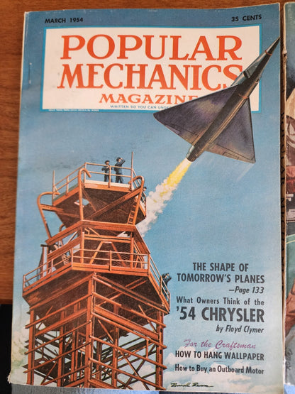 Popular Mechanics Magazine - March  1954
