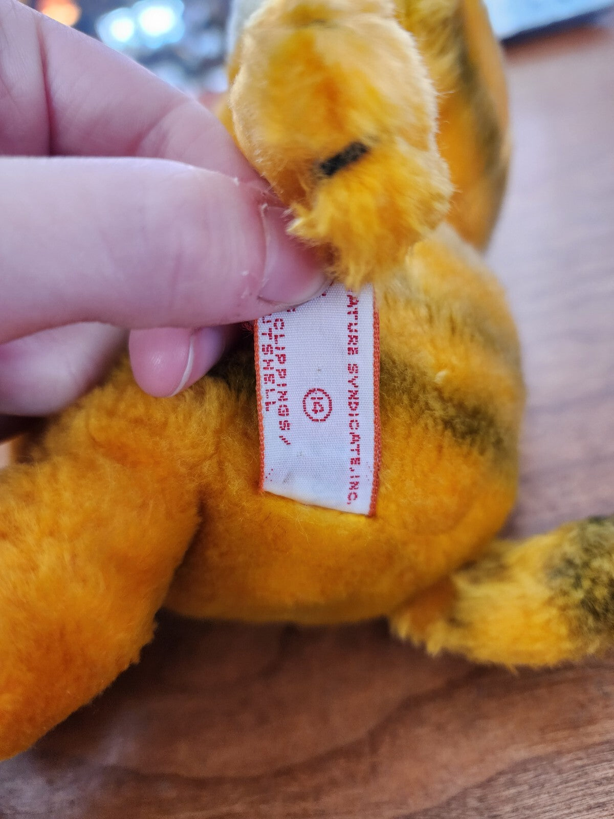 Vtg 8” Garfield The Cat 1978-1981 Stuffed Animal Plush
