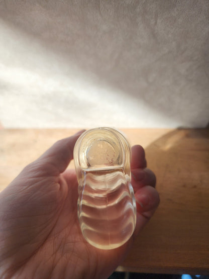 Clear Shot Glass Boot - Texas Star on bottom