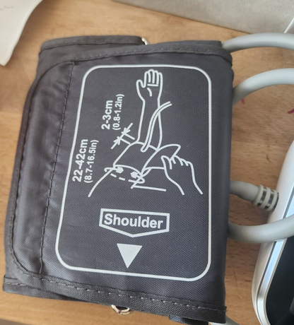 Blood Pressure Monitor Upper Arm Cuff 8.7”-16.5” Monitor w Large Display WORKS