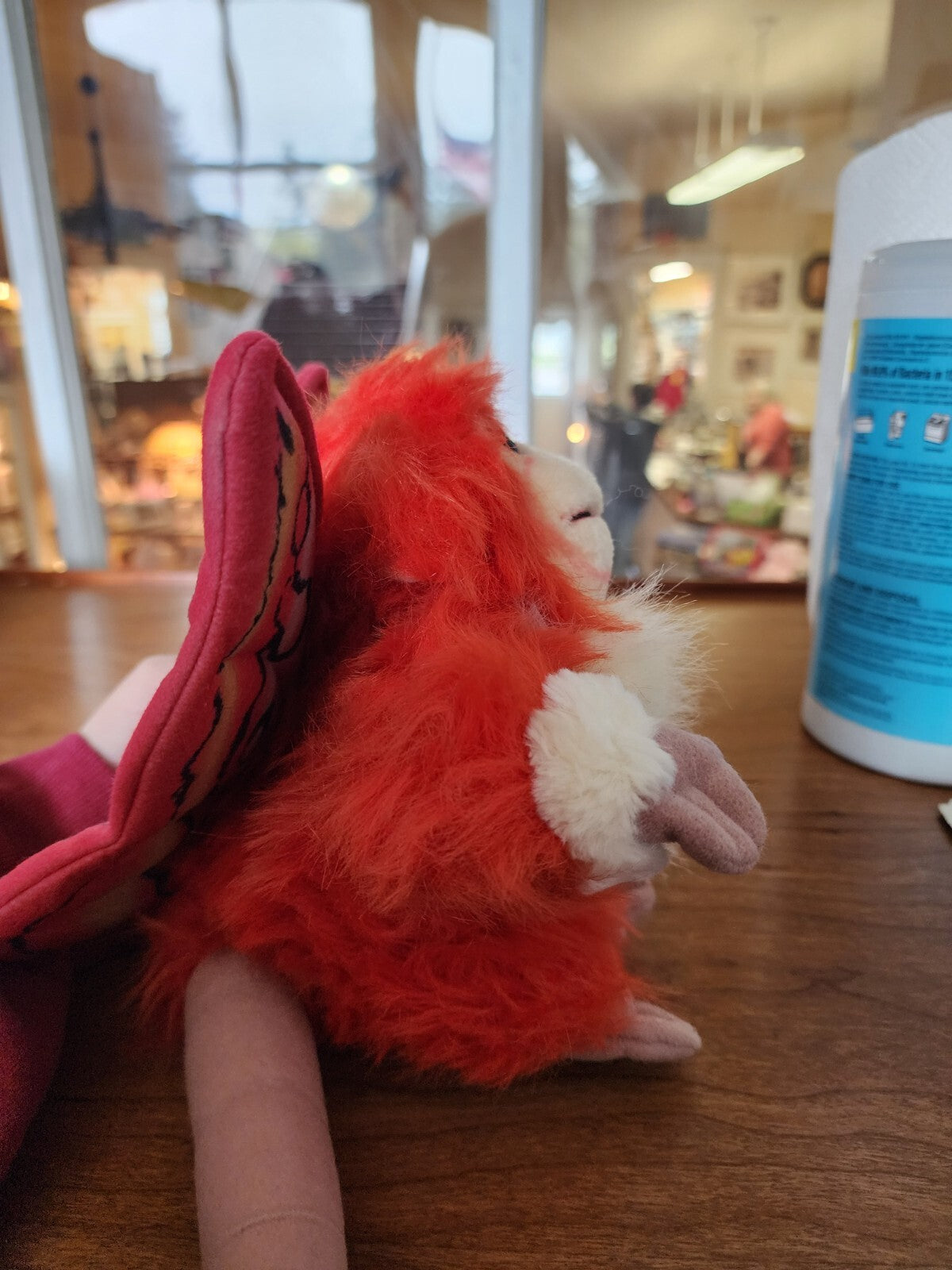 Captain EO Fuzzball 1986 Disneyland Plush VERY GOOD