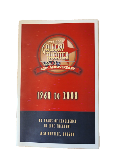 gallery theater 40th anniversary 1968 to 2008 pamplet