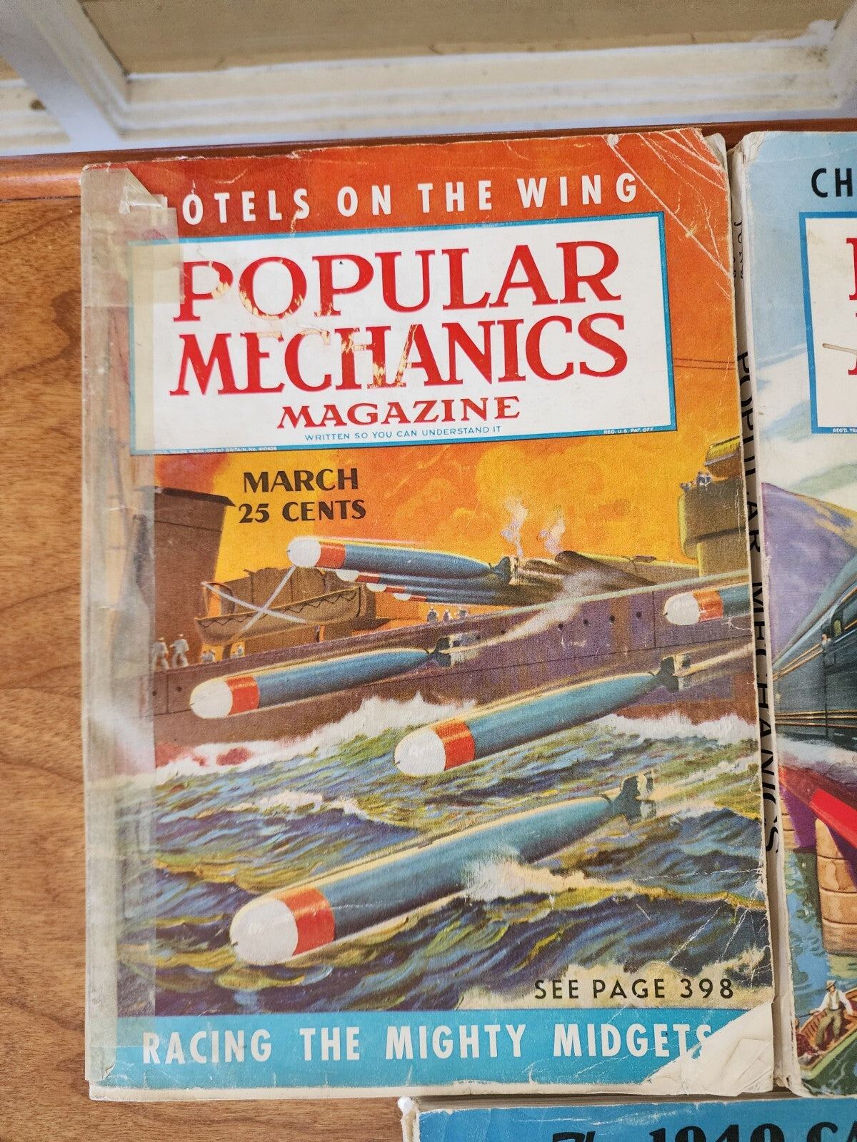 Lot of 5 Popular Mechanics 1939