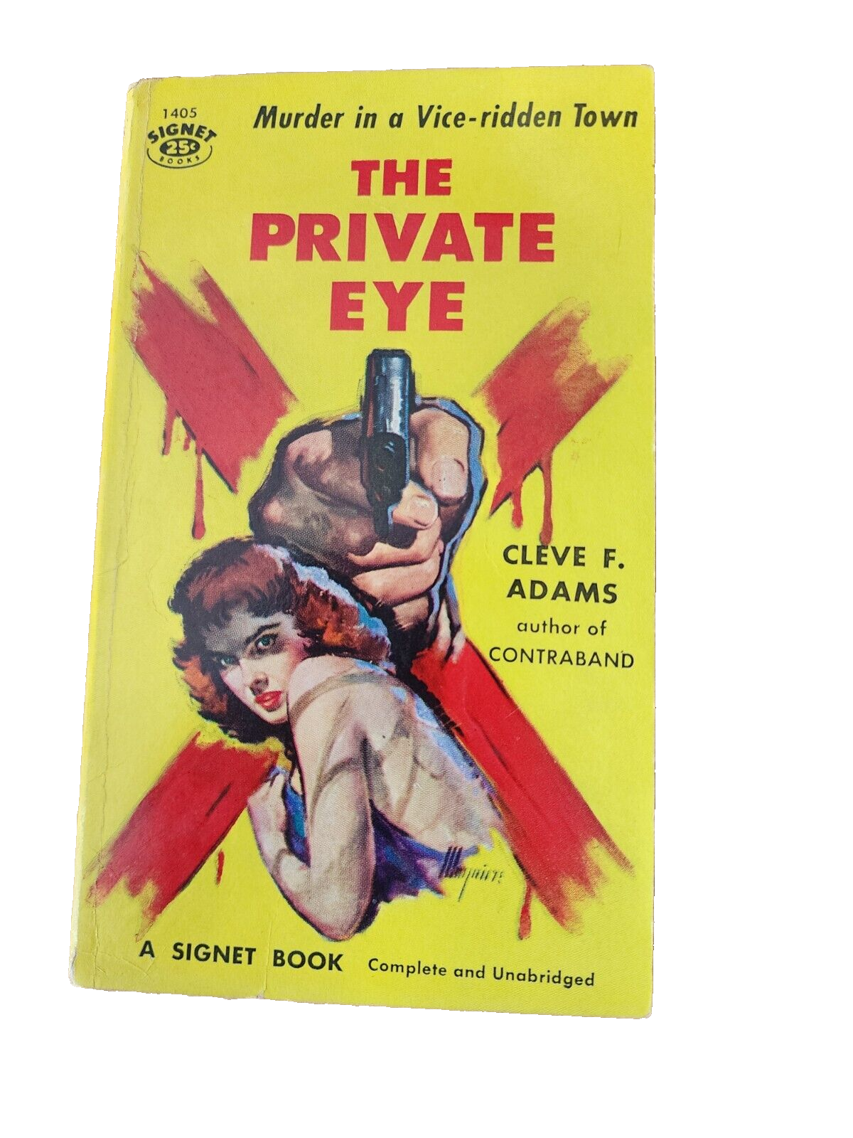 Vintage Signet Pocket Book - The Private Eye Cleve F. Adams