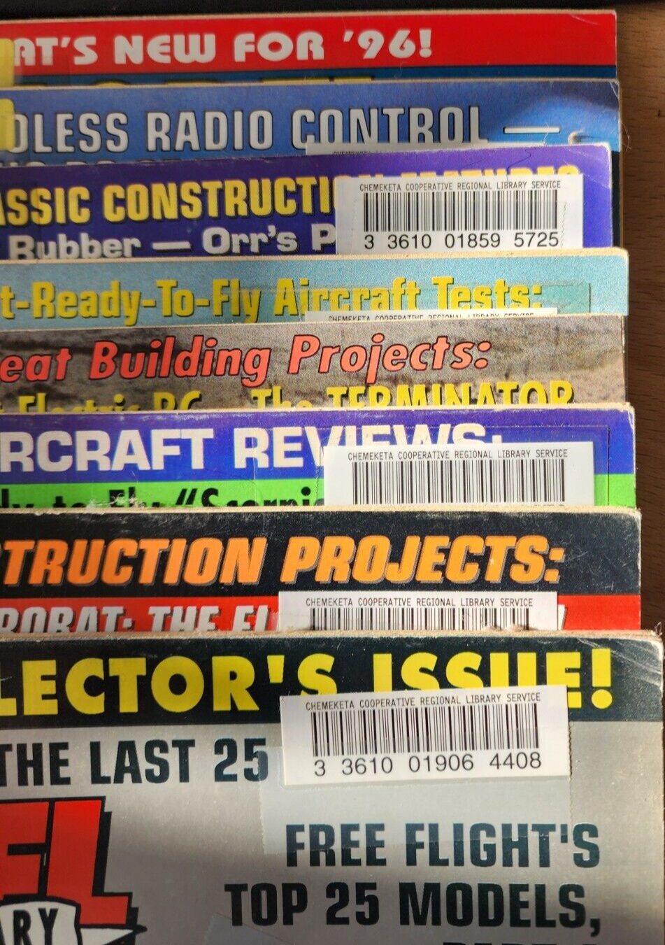 Lot of 8 Model Builder Magazines From 1996