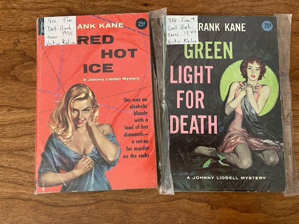 Vtg Paperbacks by Frank Kane - lot of 2