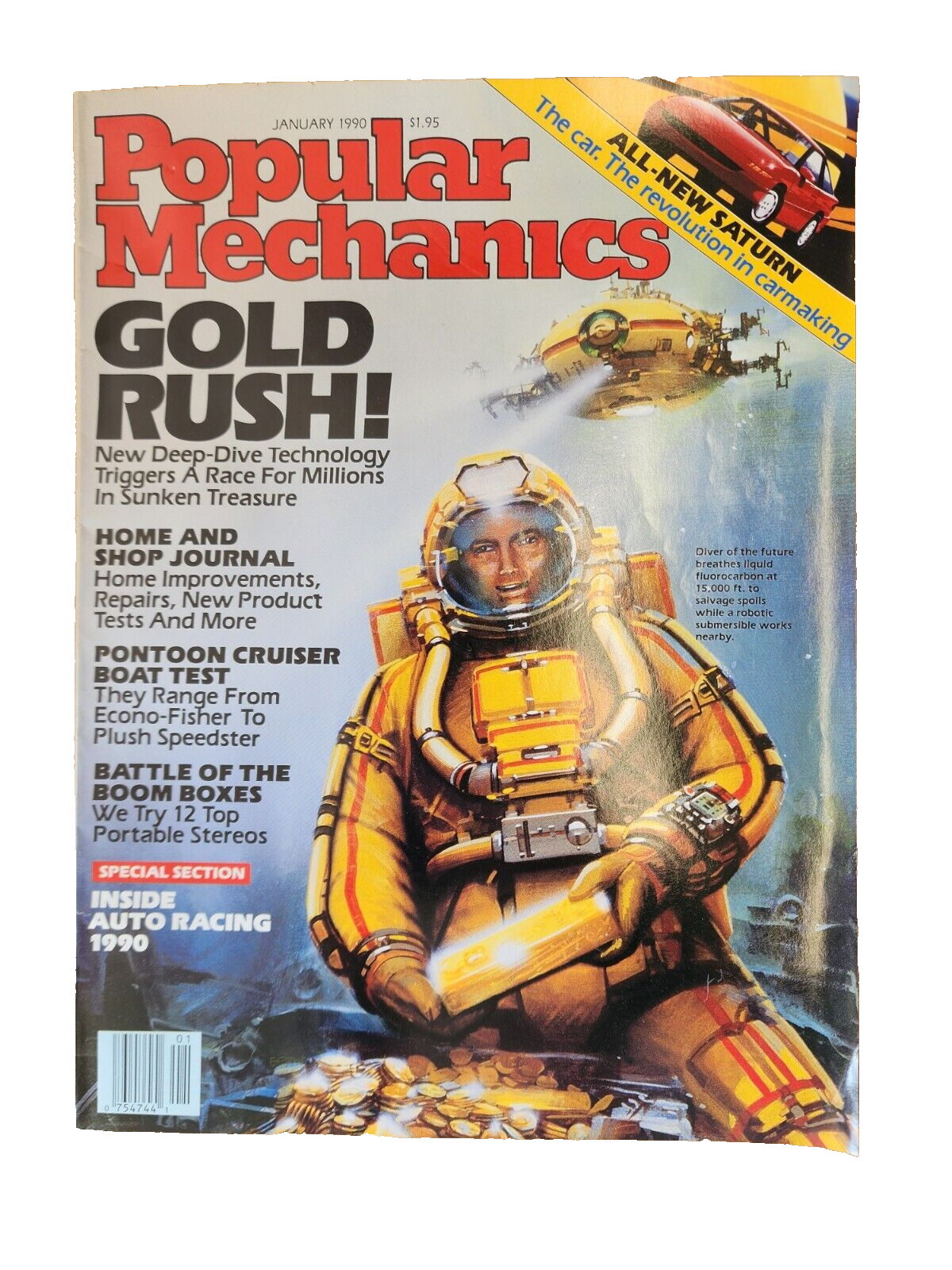 VTG Popular Mechanics Magazine Jan 1990 Gold Rush!