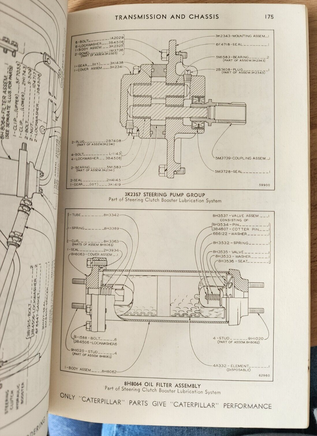 Caterpillar 977 Traxcavator 977a Bulldozer Parts Shop Manual Book