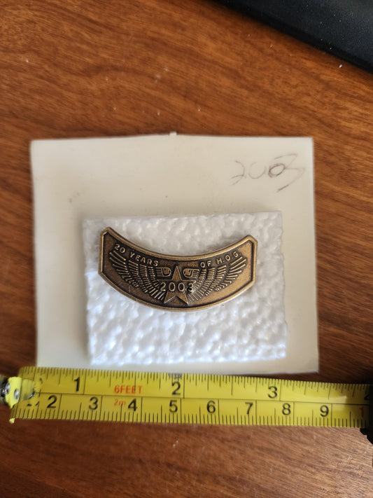 HOG Pin Badge - Harley Davidson Owners Group 2003
