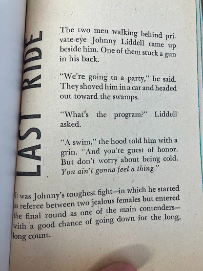 Vtg Paperbacks by Frank Kane - lot of 2