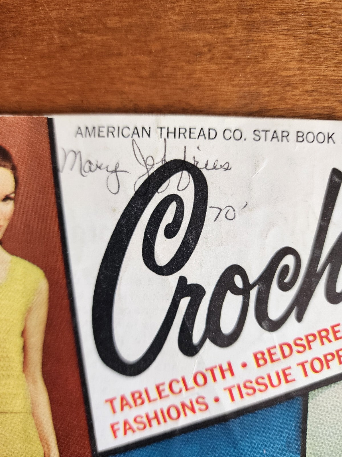 Vtg American thread Co. Star book #200 Crochet Paperback
