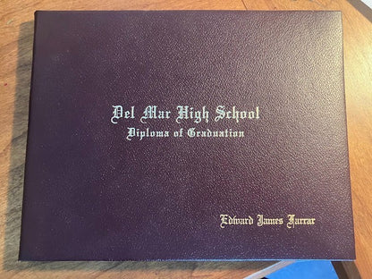 Graduation Diploma - Del Mar High School