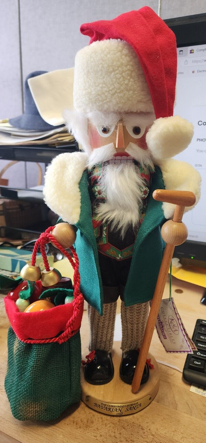 STEINBACH NUTCRACKER BAVARIAN SANTA S1827 SIGNED