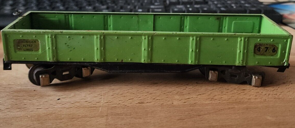 American Flyer 027 Gauge Pressed Steel American Flyer Lines 476 Gondola