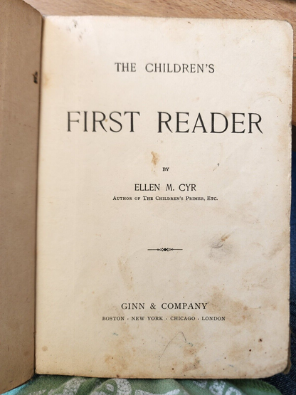 The Cyr Readers By Grades By Ellen M Cyr book 1-5 Ginn & Co 1891