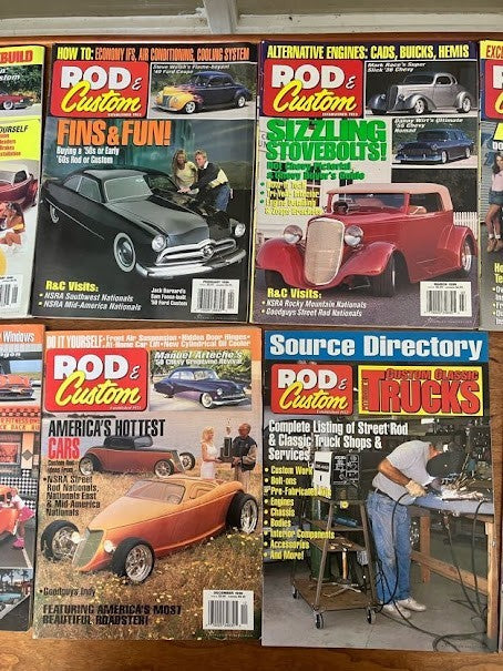 Rod & Custom Magazines - Lot of 10 - Year 1999