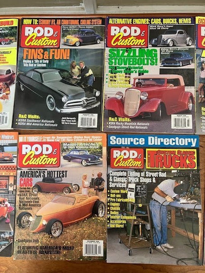 Rod & Custom Magazines - Lot of 10 - Year 1999