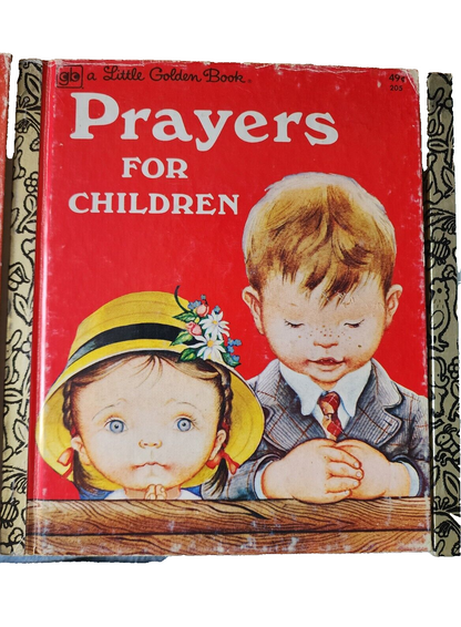Prayers For Children, A Little Golden Book 1974 (Eloise Wilkin/Religious)